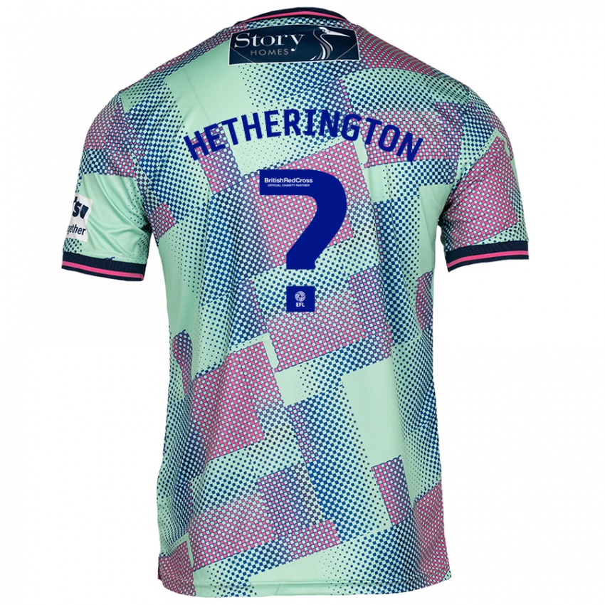 Kinder Sam Hetherington #0 Grün Auswärtstrikot Trikot 2024/25 T-Shirt Schweiz