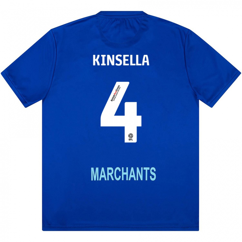 Kinder Liam Kinsella #4 Grün Auswärtstrikot Trikot 2024/25 T-Shirt Schweiz