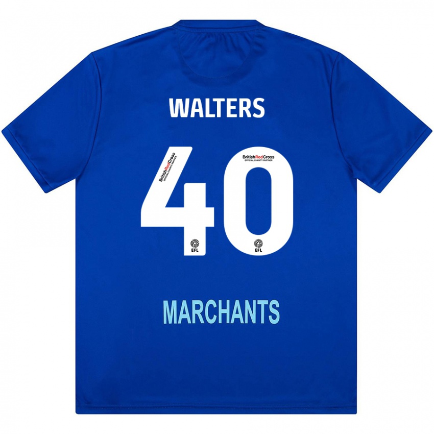 Kinder Cameron Walters #40 Grün Auswärtstrikot Trikot 2024/25 T-Shirt Schweiz