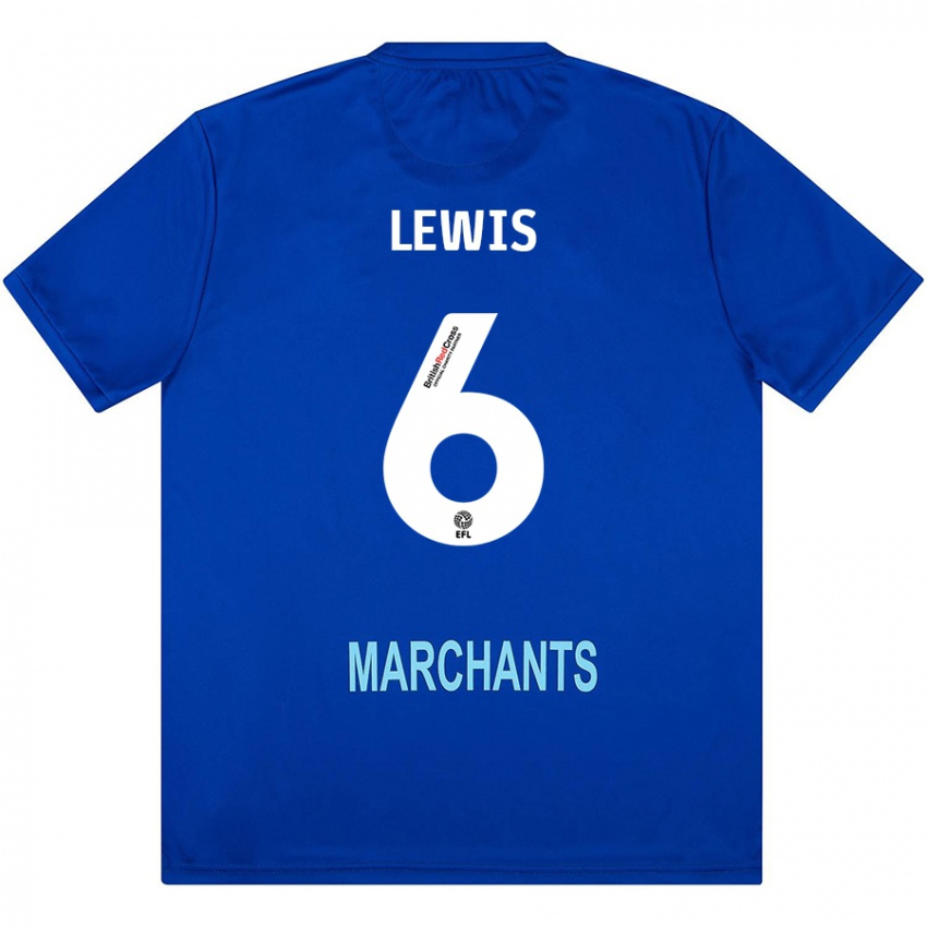 Kinder Megan Lewis #6 Grün Auswärtstrikot Trikot 2024/25 T-Shirt Schweiz