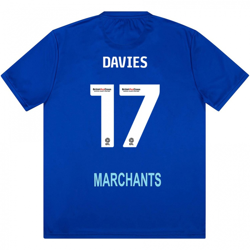 Kinder Annabel Davies #17 Grün Auswärtstrikot Trikot 2024/25 T-Shirt Schweiz