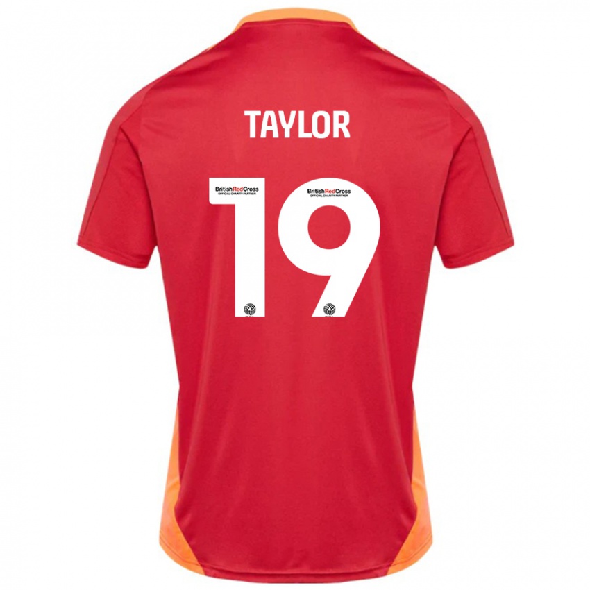 Enfant Maillot Mollie Taylor #19 Bleu Blanc Cassé Tenues Extérieur 2024/25 T-Shirt Suisse