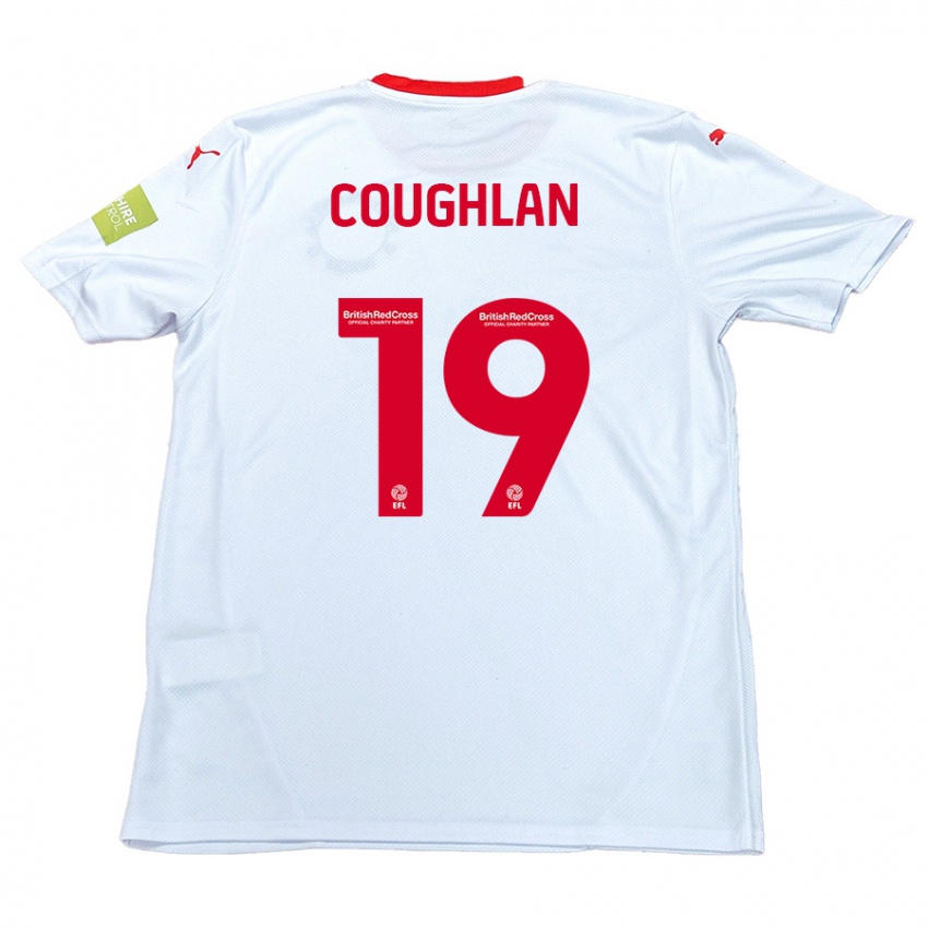 Kinder Ronan Coughlan #19 Weiß Auswärtstrikot Trikot 2024/25 T-Shirt Schweiz