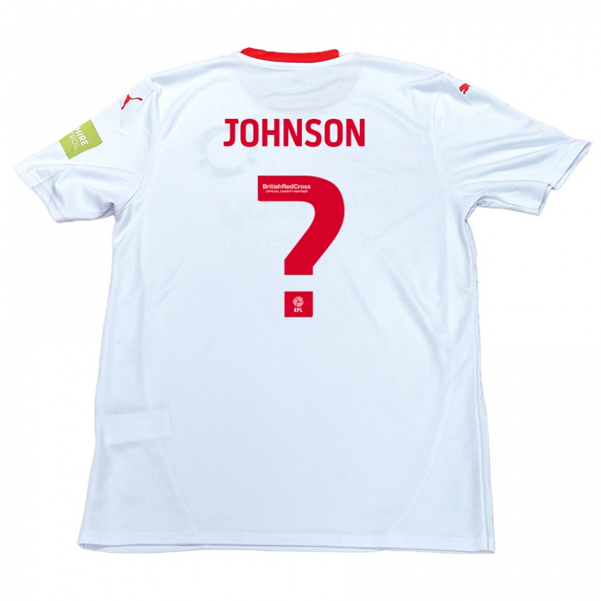 Kinder Will Johnson #0 Weiß Auswärtstrikot Trikot 2024/25 T-Shirt Schweiz