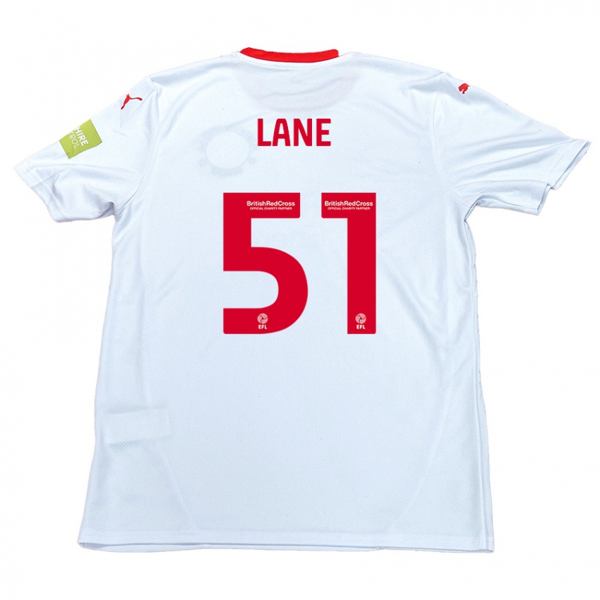 Kinder Mikey Lane #51 Weiß Auswärtstrikot Trikot 2024/25 T-Shirt Schweiz