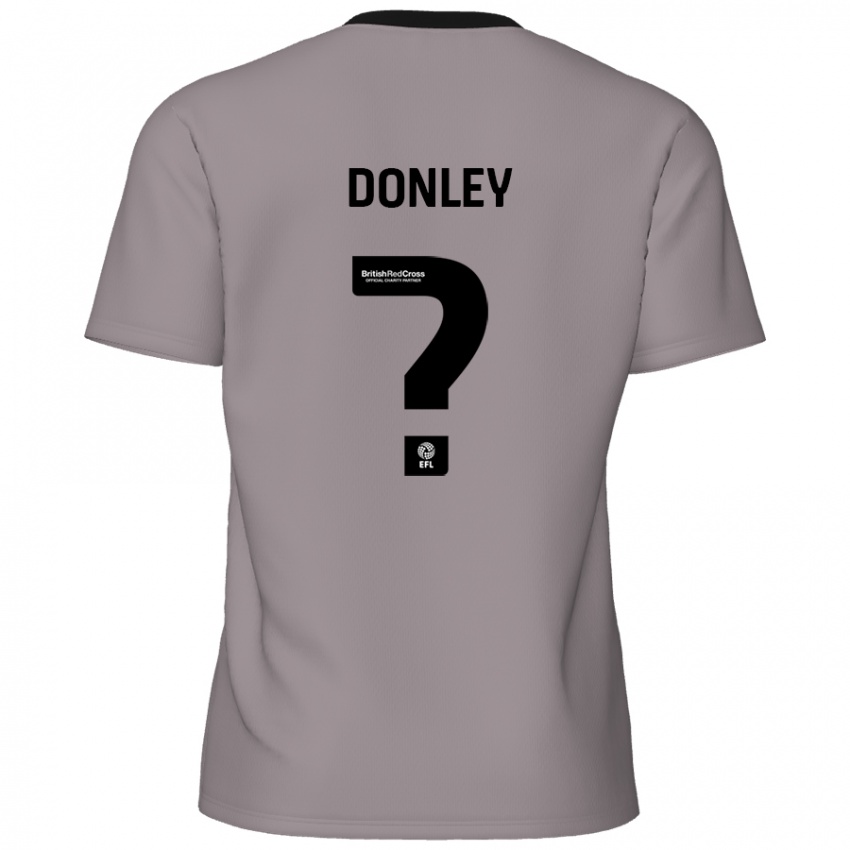 Enfant Maillot Jamie Donley #0 Gris Tenues Extérieur 2024/25 T-Shirt Suisse