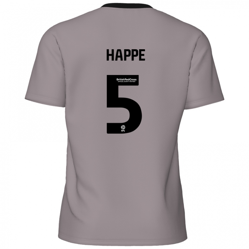 Kinder Dan Happe #5 Grau Auswärtstrikot Trikot 2024/25 T-Shirt Schweiz