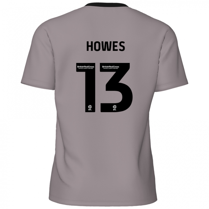 Kinder Sam Howes #13 Grau Auswärtstrikot Trikot 2024/25 T-Shirt Schweiz