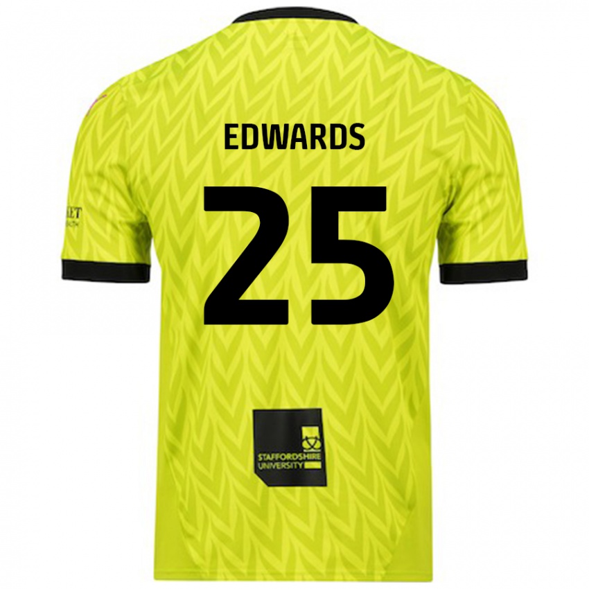 Kinder Diamond Edwards #25 Fluoreszierend Grün Auswärtstrikot Trikot 2024/25 T-Shirt Schweiz