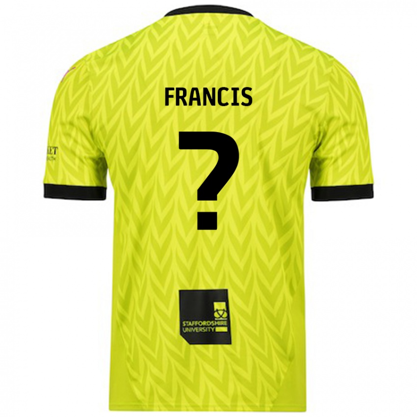 Kinder Louis Francis #0 Fluoreszierend Grün Auswärtstrikot Trikot 2024/25 T-Shirt Schweiz