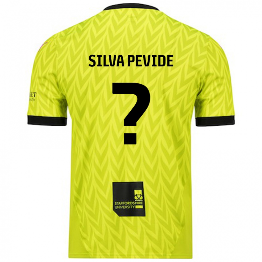 Kinder Joao Silva Pevide #0 Fluoreszierend Grün Auswärtstrikot Trikot 2024/25 T-Shirt Schweiz