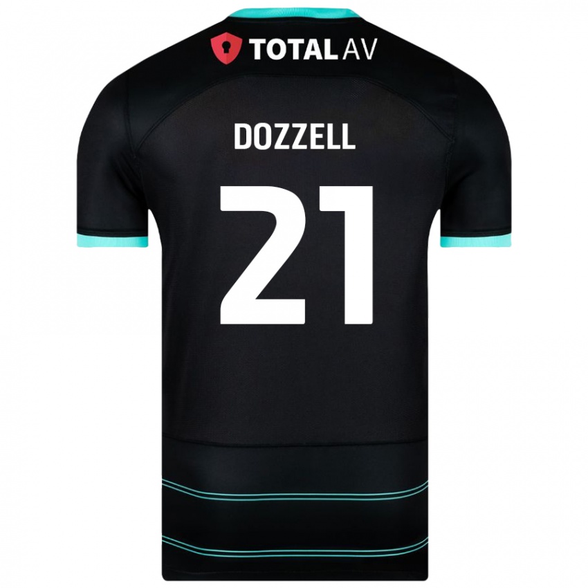 Kinder Andre Dozzell #21 Schwarz Auswärtstrikot Trikot 2024/25 T-Shirt Schweiz