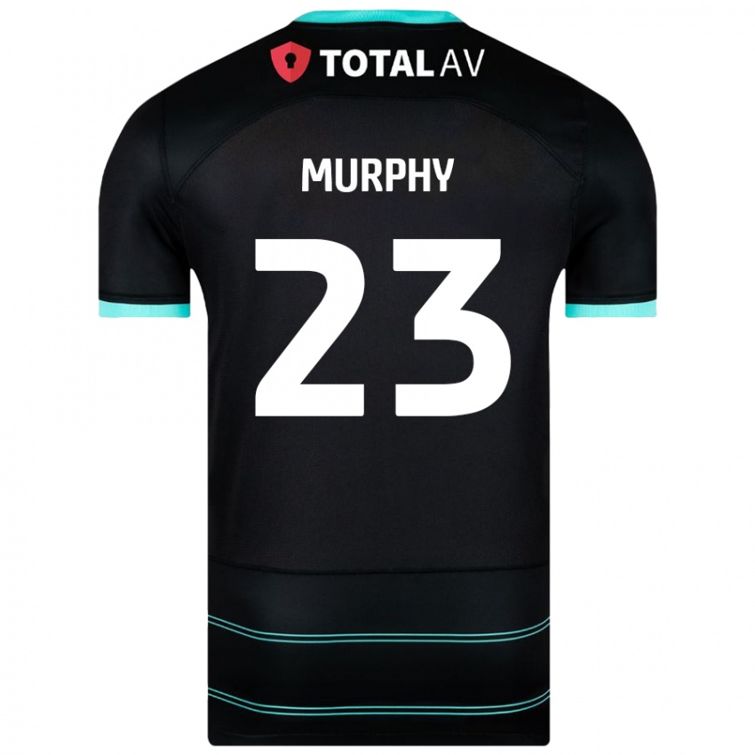 Kinder Josh Murphy #23 Schwarz Auswärtstrikot Trikot 2024/25 T-Shirt Schweiz