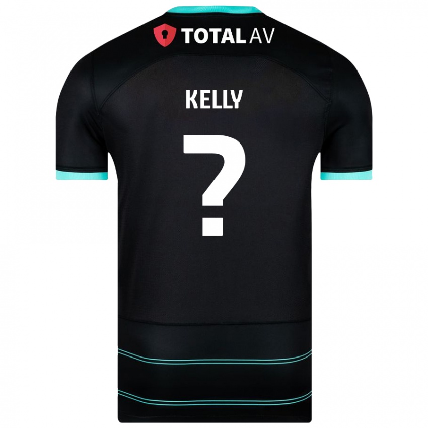 Kinder Liam Kelly #0 Schwarz Auswärtstrikot Trikot 2024/25 T-Shirt Schweiz