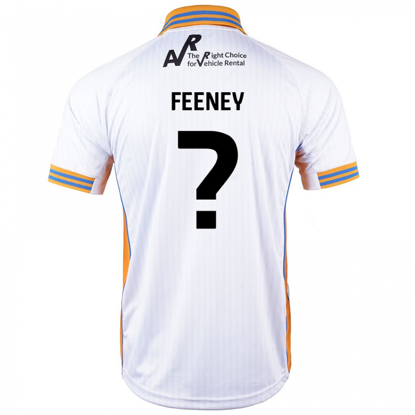 Kinder Josh Feeney #0 Weiß Auswärtstrikot Trikot 2024/25 T-Shirt Schweiz