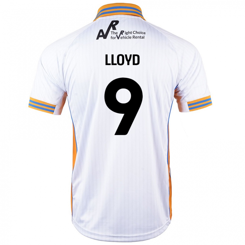 Kinder George Lloyd #9 Weiß Auswärtstrikot Trikot 2024/25 T-Shirt Schweiz