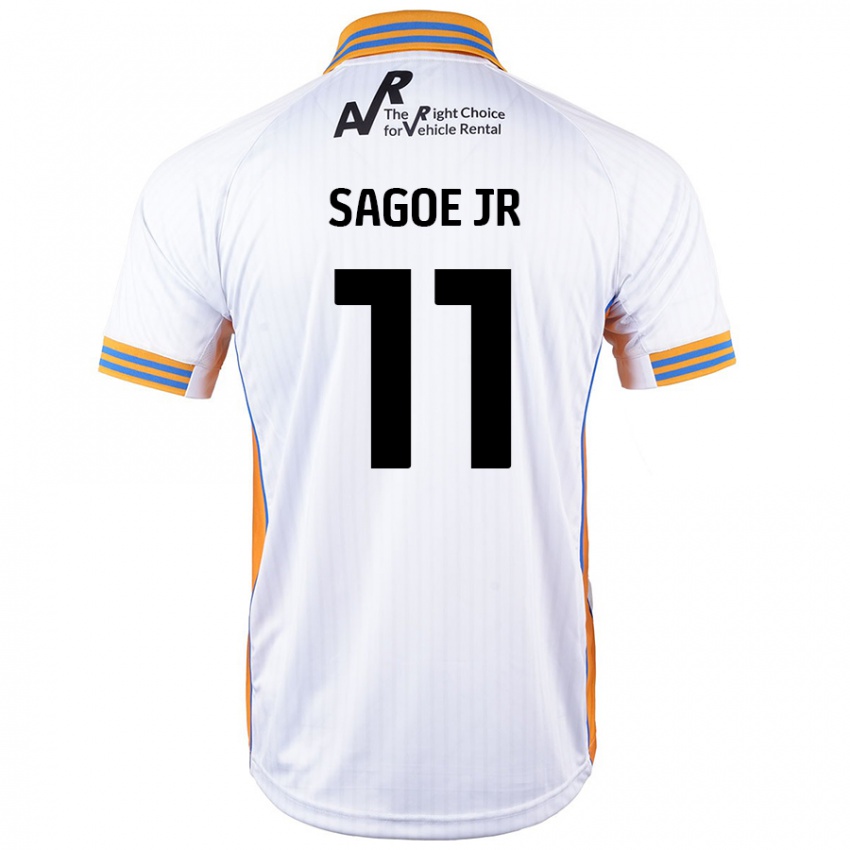 Kinder Charles Sagoe Jr #11 Weiß Auswärtstrikot Trikot 2024/25 T-Shirt Schweiz