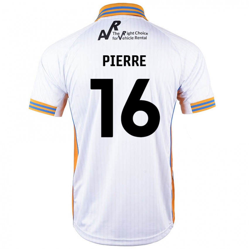 Kinder Aaron Pierre #16 Weiß Auswärtstrikot Trikot 2024/25 T-Shirt Schweiz