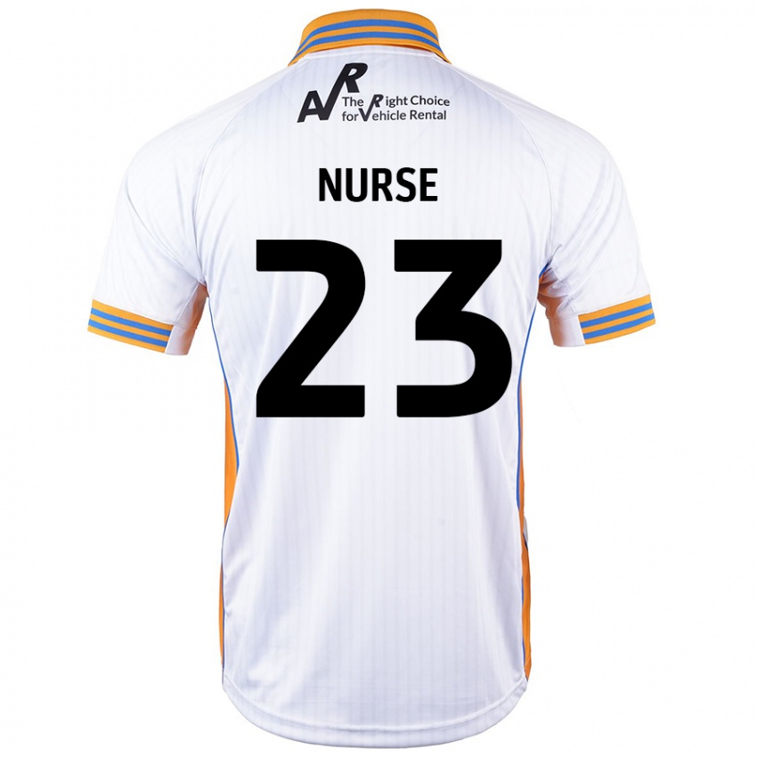 Kinder George Nurse #23 Weiß Auswärtstrikot Trikot 2024/25 T-Shirt Schweiz