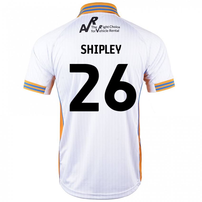 Kinder Jordan Shipley #26 Weiß Auswärtstrikot Trikot 2024/25 T-Shirt Schweiz