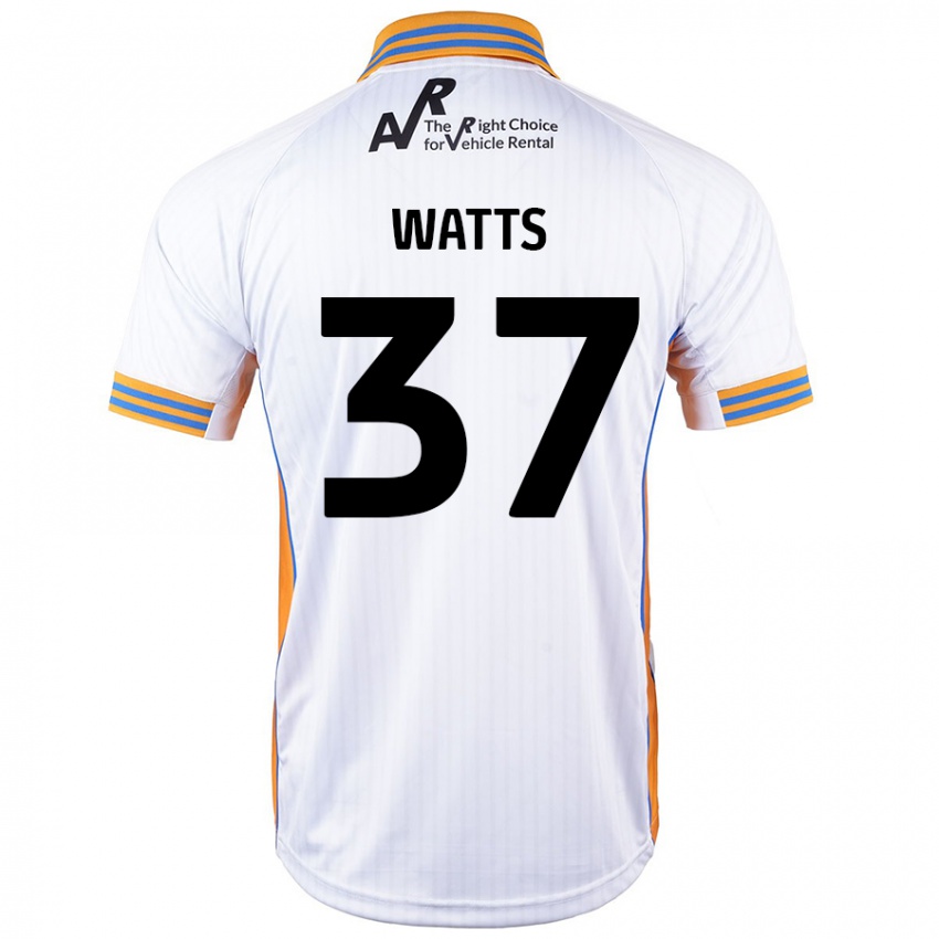 Kinder Harvey Watts #37 Weiß Auswärtstrikot Trikot 2024/25 T-Shirt Schweiz