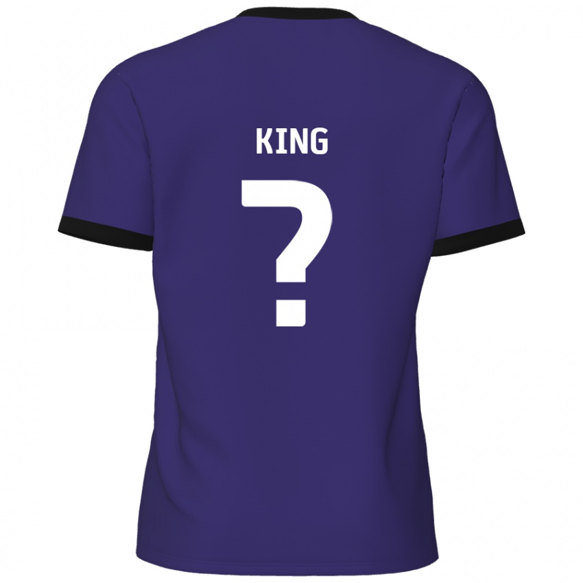 Kinder Eli King #0 Lila Auswärtstrikot Trikot 2024/25 T-Shirt Schweiz