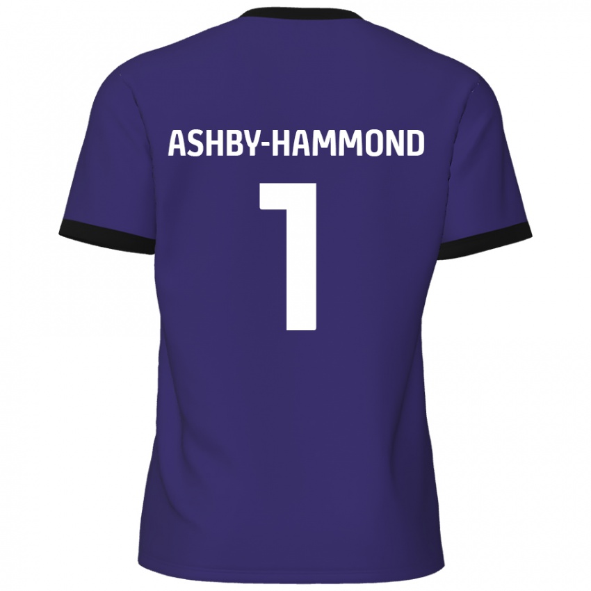 Kinder Taye Ashby-Hammond #1 Lila Auswärtstrikot Trikot 2024/25 T-Shirt Schweiz