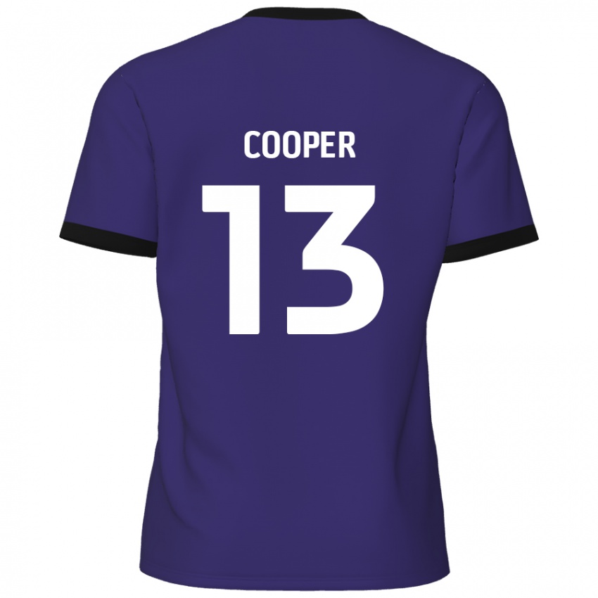 Kinder Murphy Cooper #13 Lila Auswärtstrikot Trikot 2024/25 T-Shirt Schweiz