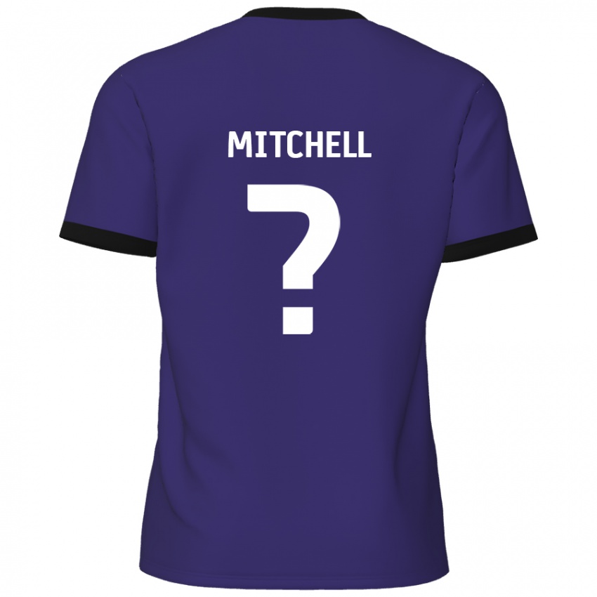 Kinder Rylee Mitchell #0 Lila Auswärtstrikot Trikot 2024/25 T-Shirt Schweiz