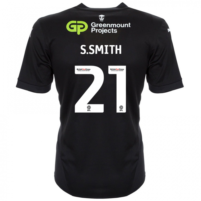 Kinder Scott Smith #21 Schwarz Auswärtstrikot Trikot 2024/25 T-Shirt Schweiz