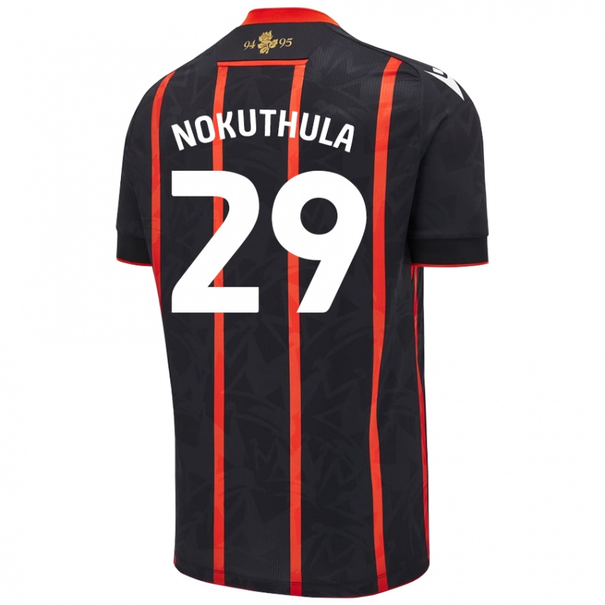 Kinder Faith Nokuthula #29 Schwarz Rot Auswärtstrikot Trikot 2024/25 T-Shirt Schweiz