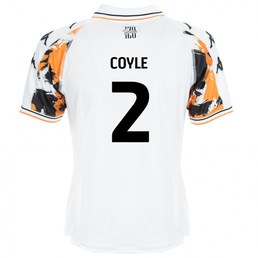 Kinder Lewie Coyle #2 Weiß Auswärtstrikot Trikot 2024/25 T-Shirt Schweiz