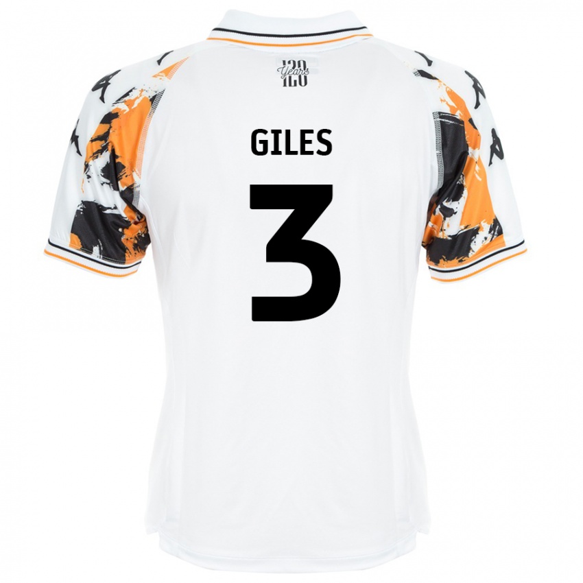 Kinder Ryan Giles #3 Weiß Auswärtstrikot Trikot 2024/25 T-Shirt Schweiz