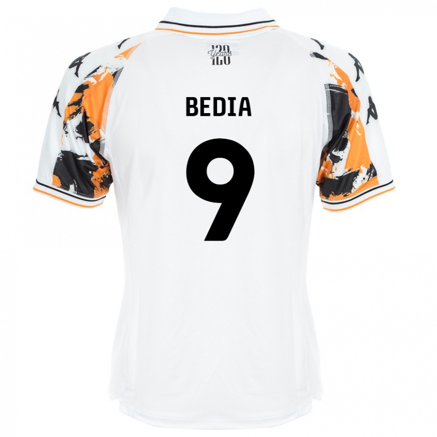 Kinder Chris Bedia #9 Weiß Auswärtstrikot Trikot 2024/25 T-Shirt Schweiz