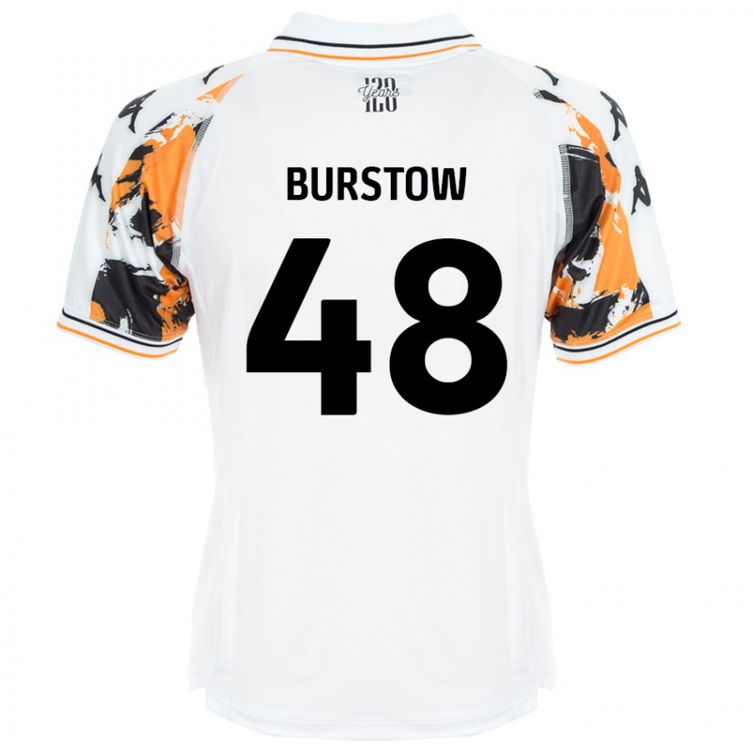 Kinder Mason Burstow #48 Weiß Auswärtstrikot Trikot 2024/25 T-Shirt Schweiz