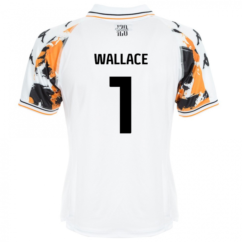 Kinder Abbi Wallace #1 Weiß Auswärtstrikot Trikot 2024/25 T-Shirt Schweiz