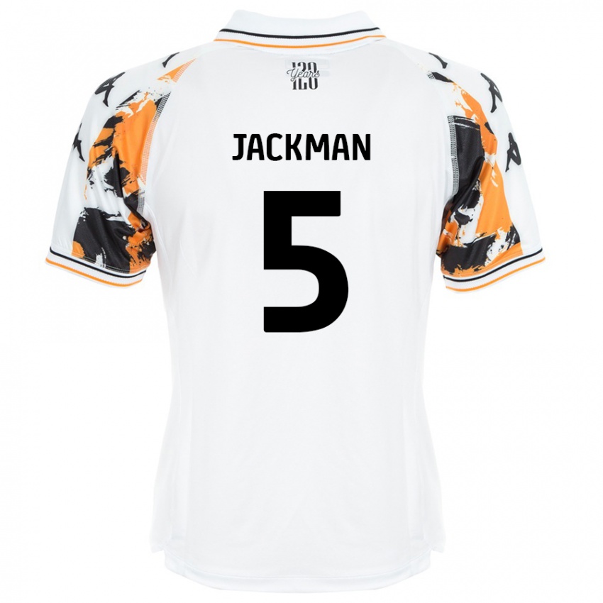 Kinder Ellice Jackman #5 Weiß Auswärtstrikot Trikot 2024/25 T-Shirt Schweiz