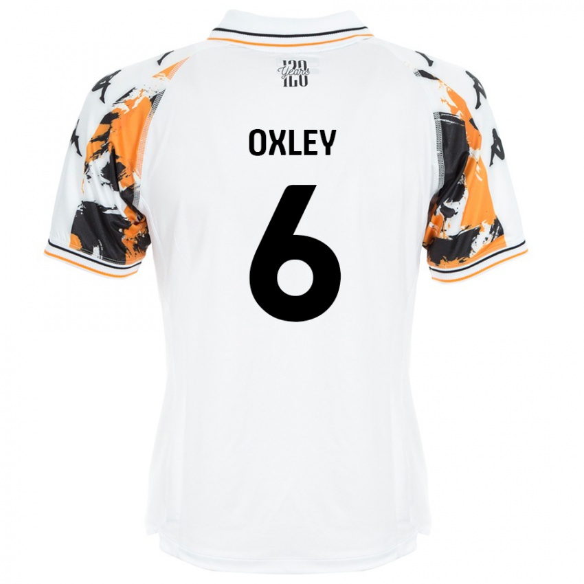 Kinder Tilly Oxley #6 Weiß Auswärtstrikot Trikot 2024/25 T-Shirt Schweiz