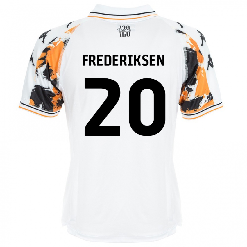 Kinder Abbey Frederiksen #20 Weiß Auswärtstrikot Trikot 2024/25 T-Shirt Schweiz