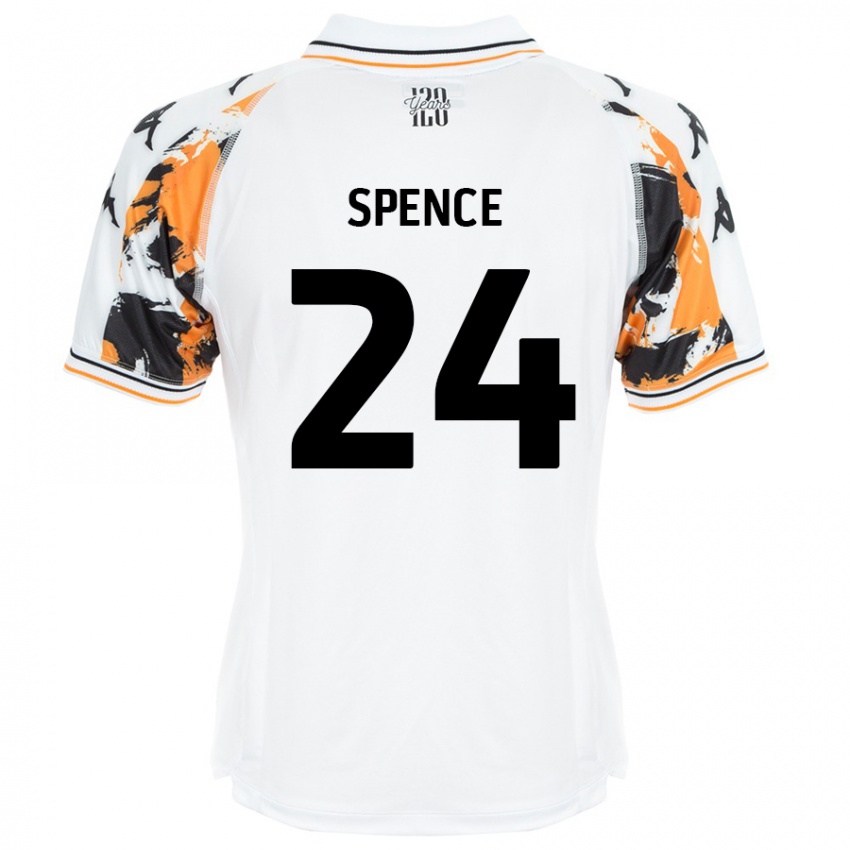 Kinder Emily Spence #24 Weiß Auswärtstrikot Trikot 2024/25 T-Shirt Schweiz