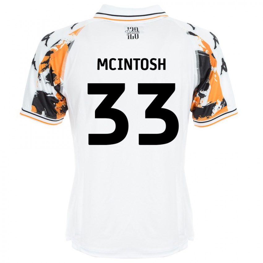 Kinder Lucy Mcintosh #33 Weiß Auswärtstrikot Trikot 2024/25 T-Shirt Schweiz