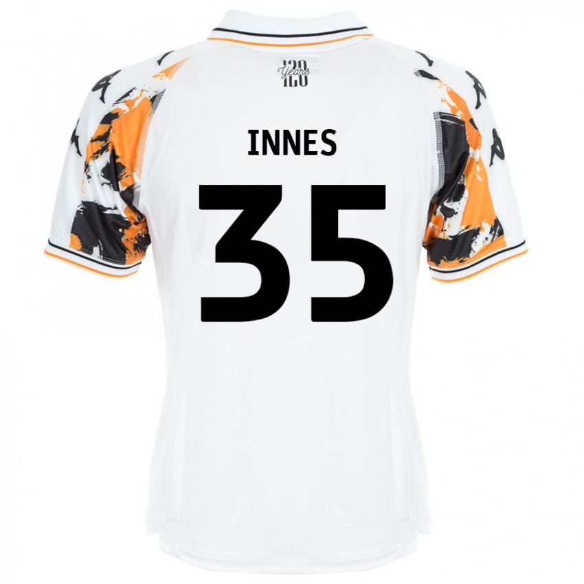 Kinder Emma Innes #35 Weiß Auswärtstrikot Trikot 2024/25 T-Shirt Schweiz