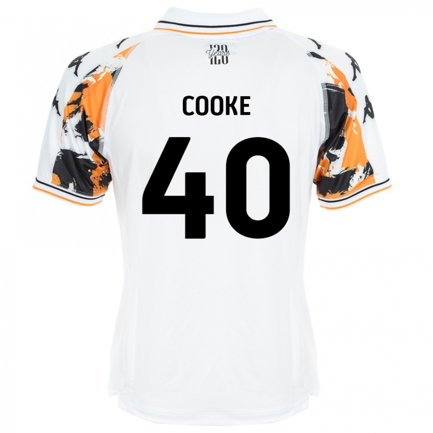 Kinder Megan Cooke #40 Weiß Auswärtstrikot Trikot 2024/25 T-Shirt Schweiz