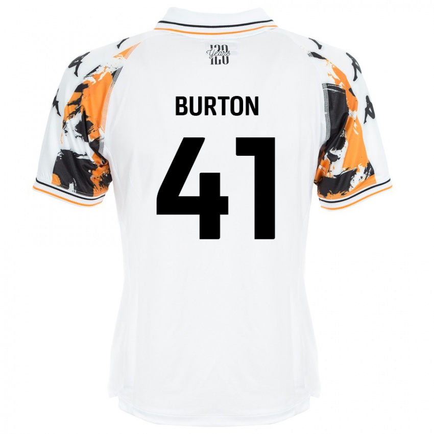 Kinder Jess Burton #41 Weiß Auswärtstrikot Trikot 2024/25 T-Shirt Schweiz