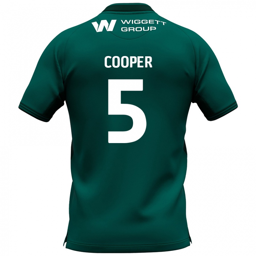 Kinder Jake Cooper #5 Grün Auswärtstrikot Trikot 2024/25 T-Shirt Schweiz