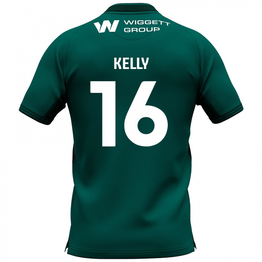 Kinder Daniel Kelly #16 Grün Auswärtstrikot Trikot 2024/25 T-Shirt Schweiz