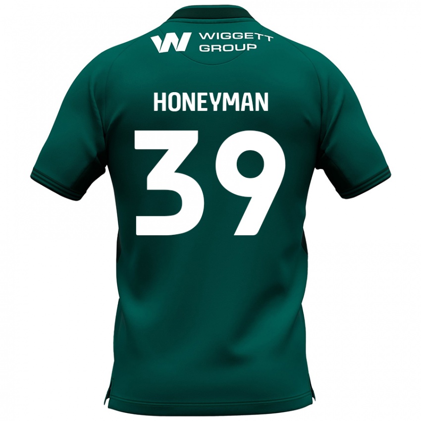 Kinder George Honeyman #39 Grün Auswärtstrikot Trikot 2024/25 T-Shirt Schweiz