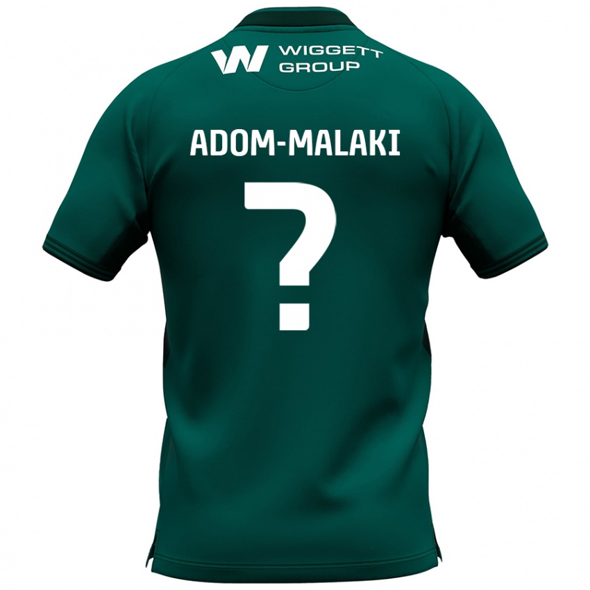 Kinder Nino Adom-Malaki #0 Grün Auswärtstrikot Trikot 2024/25 T-Shirt Schweiz