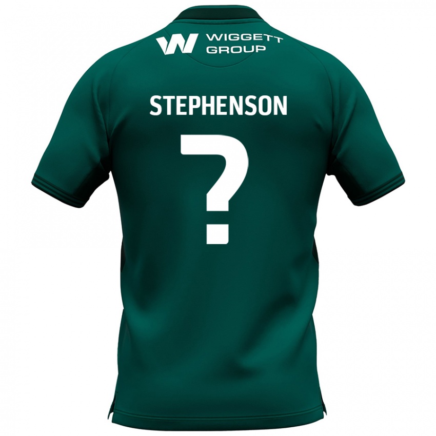 Kinder Joshua Stephenson #0 Grün Auswärtstrikot Trikot 2024/25 T-Shirt Schweiz