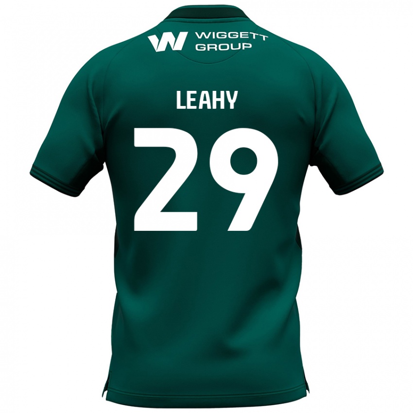 Kinder Tom Leahy #29 Grün Auswärtstrikot Trikot 2024/25 T-Shirt Schweiz